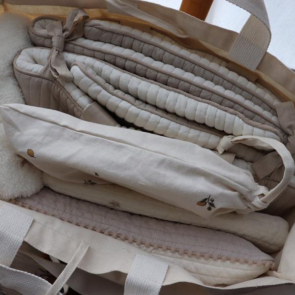 《OUTLET》cotton pouch vintage lemon &amp; blueberry