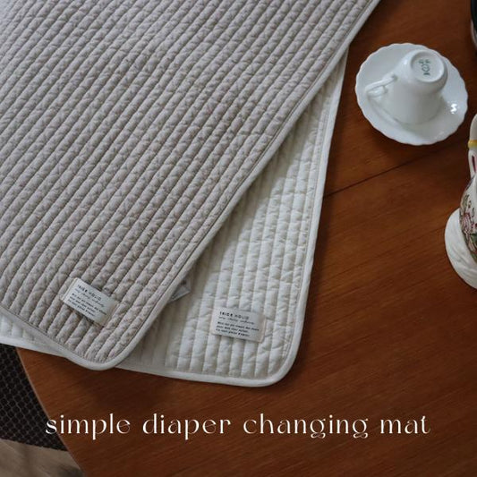 《OUTLET》diaper changing mat waterproof plain