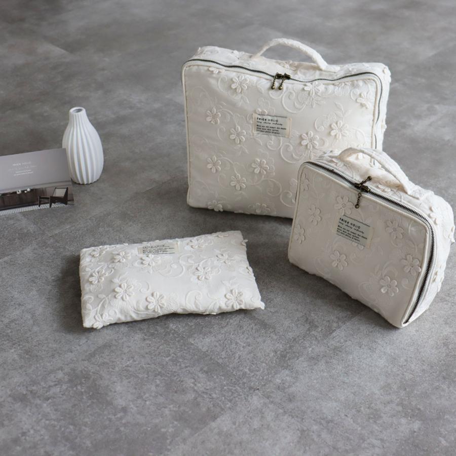 [予約販売5/10, 20時〜5/15 クーポンあり]  garden flower trunk bag（S＆M SET）花柄 おむつポーチ