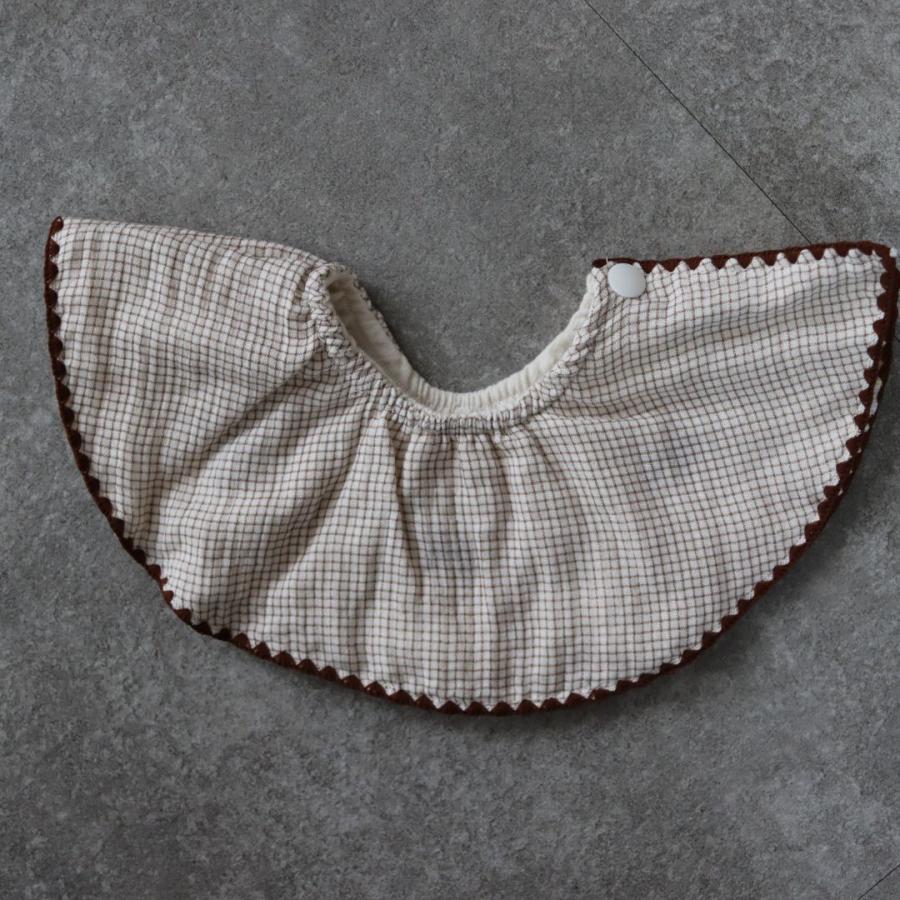 【6/4, 20時 再入荷】【2点までネコポス可】new cotton bib　馬柄刺繍　TRICK HOLICオリジナルデザイン　コットン　スタイ　ビブ　トリックホリック