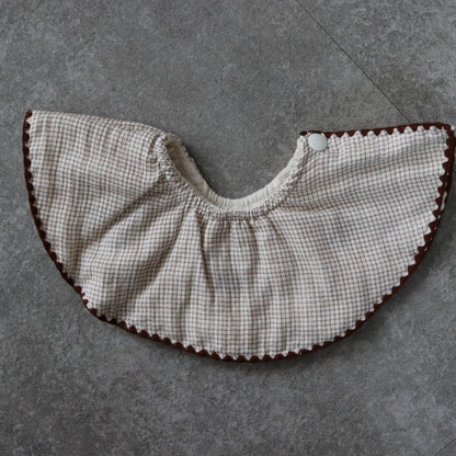 【6/4, 20時 再入荷】【2点までネコポス可】new cotton bib　馬柄刺繍　TRICK HOLICオリジナルデザイン　コットン　スタイ　ビブ　トリックホリック