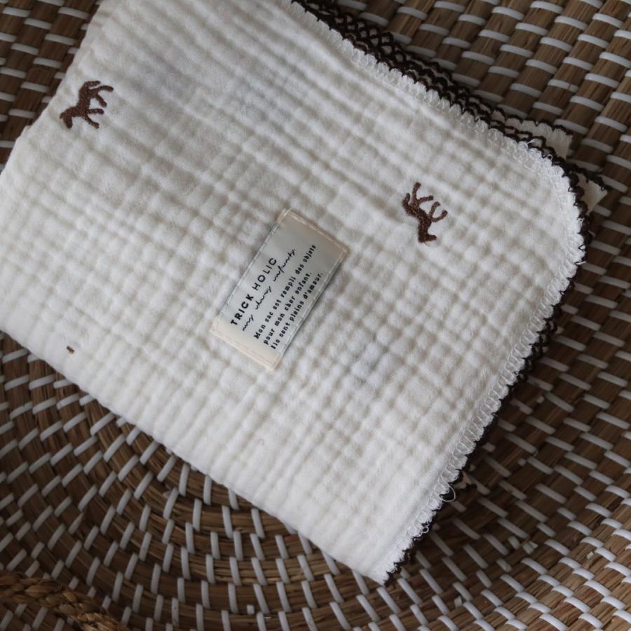 【6月下旬頃再入荷】【1点までネコポス可】new triple gauze  blanket　馬柄刺繍　Sサイズ（約70×85cm）3重ガーゼ　トリプル　本場韓国製 オリジナルブランケット