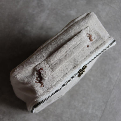 発売 9/5, 20時【1点までネコポス可】new トランクバッグ馬柄刺繍（内側アルミ蒸着素材）Sサイズ　うまおむつケース　おむつバッグ　トリックホリックオリジナル