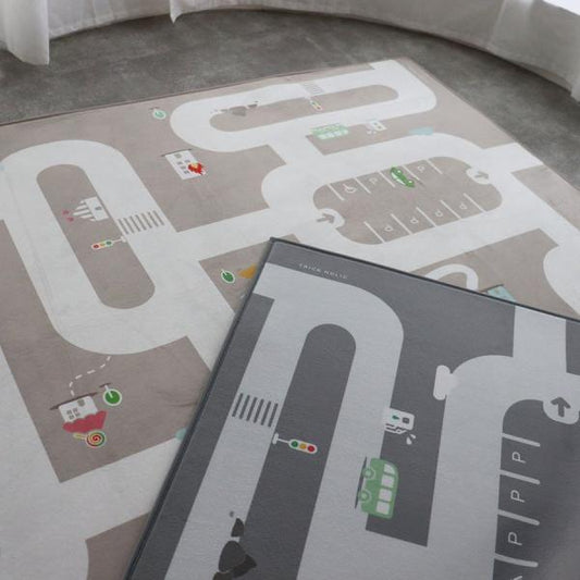 《OUTLET》ROAD RUG(2색) 약 110×150 cm 도로 매트 매트 러그 핫 카펫・바닥 난방 대응 가능 트릭 홀릭