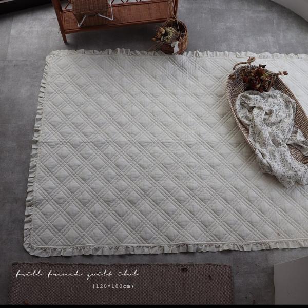 《OUTLET》中綿増量 french frill quilt ibul 中綿プラス（約120×180ｃｍ）