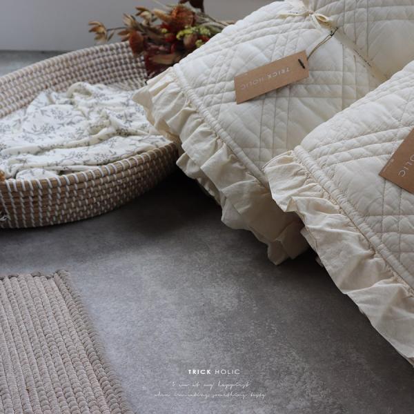 《OUTLET》中綿増量 french frill quilt ibul 中綿プラス（約120×180ｃｍ）