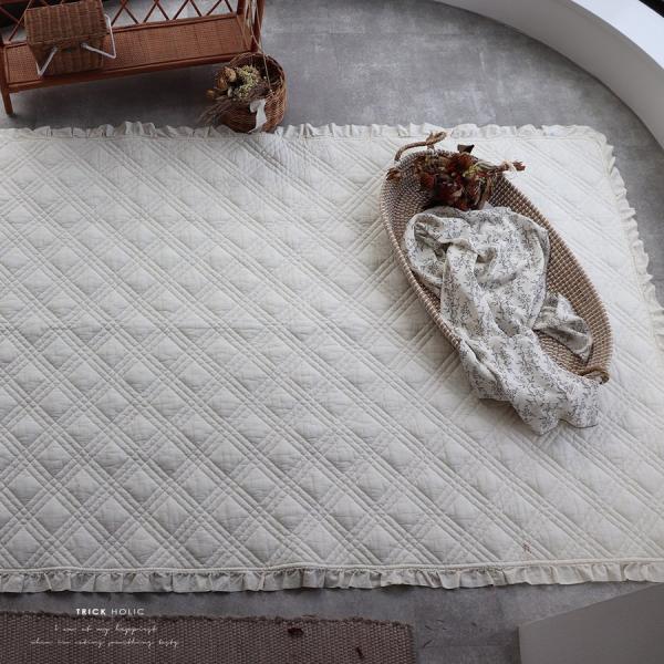 《OUTLET》中綿増量 french frill quilt ibul 中綿プラス（約120×180ｃｍ）