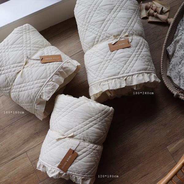 《OUTLET》中綿増量 french frill quilt ibul 中綿プラス（約120×180ｃｍ）