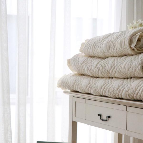 《OUTLET》中綿増量 french frill quilt ibul 中綿プラス（約120×180ｃｍ）