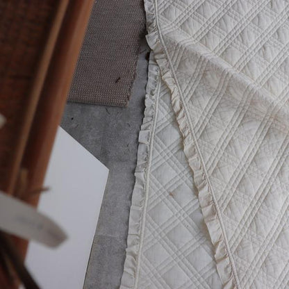 《OUTLET》中綿増量 french frill quilt ibul 中綿プラス（約150×200ｃｍ）