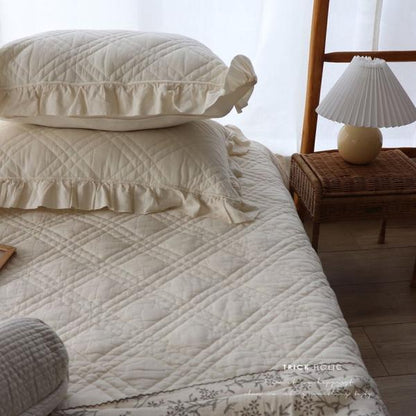 《OUTLET》中綿増量 french frill quilt ibul 中綿プラス（約150×200ｃｍ）