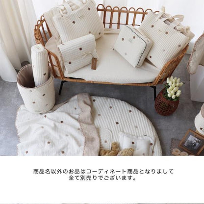《OUTLET 3/24, 20시～3/27》quilting trunk bag 곰/vintage lemon 자수 퀼팅 트렁크 백 S 사이즈 기저귀 케이스 기저귀 가방 트릭 홀릭