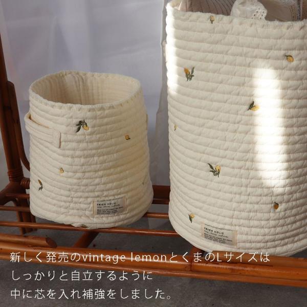 cotton quilting basket - L size -
