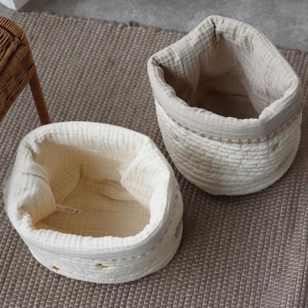cotton quilting basket - S size -
