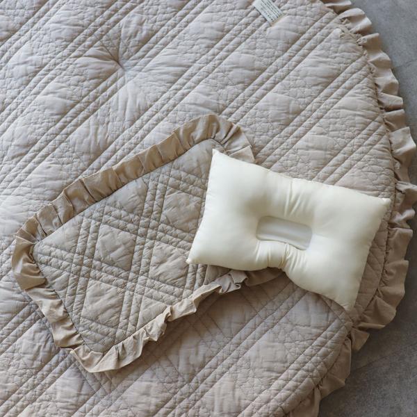 《OUTLET》french frill pillow (cover + inner cushion)