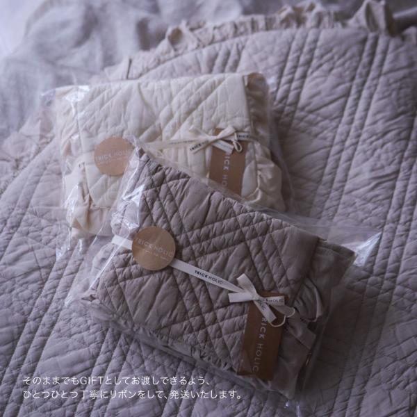 《OUTLET》french frill pillow (cover + inner cushion)