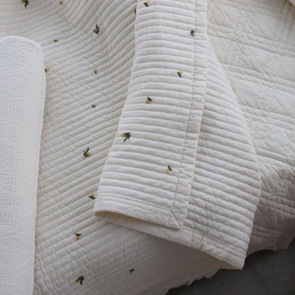 《OUTLET》ibul - lemon embroidery - 150*200cm