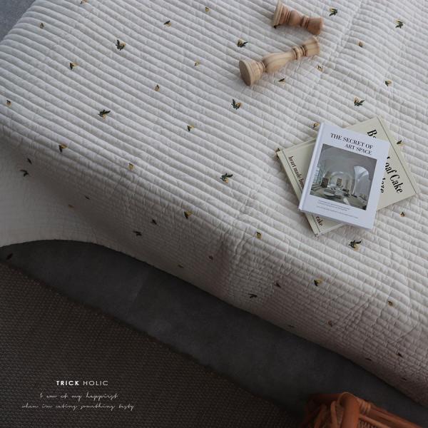 《OUTLET》ibul - lemon embroidery - 150*200cm