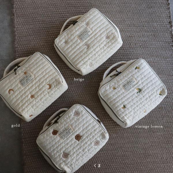 embroidery quilting trunk bag - s size -