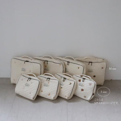 embroidery quilting trunk bag - s size -